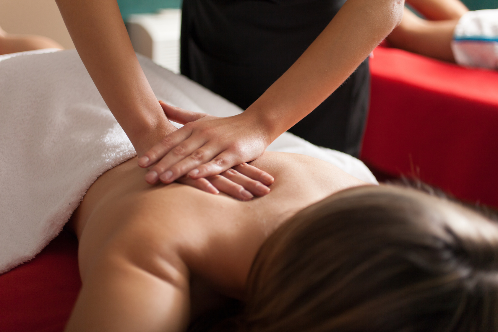 Woman Having a Massage